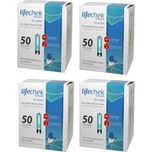 Life-Chek Smart TD-4360 Şeker Ölçüm Stribi 200 Adet, 4'lü Kutu
