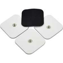 5x5 Çıtçıtlı Tens Elektrot Pedi 10 Paket, Rahat ve Güvenli Kullanım