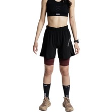 X-bionic Corefusion Run Perform Shorts Kadın Siyah Koşu Şortu