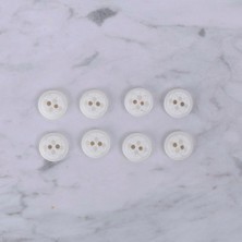 Hobibahçem Loren Crafts 8 Li Futbol Topu Beyaz Düğme - 0410