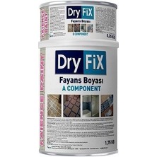 Dryfix Fayans Boyası 1 Lt Renkli İç Mekan Dekorasyon için Kolay Uygulama Özelliği