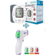 Koldan Tam Otomatik Tansiyon Aleti ve Dijital Temassız Ateş Ölçer Seti