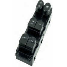 Universal Accent Blue Sol Dörtlü Cam Anahtarı Düğmesi