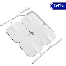 Kablolu Ems Tens Cihazı Elektrot Pedi 5x5 Cm, 4'lü Set