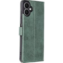 Esranın Dünyası Newface Samsung Galaxy A06 Kılıf Trend S Plus Kapaklı Kılıf - Yeşil