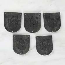Hobibahçem Loren Crafts Figürlü Deri Arma 5 Adet - 1515