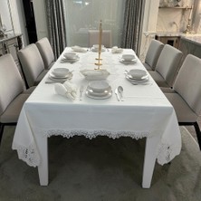 Gardenya Keteni 12 Kişilik Güpürlü Sofra Takımı Çeyizlik 26 Parça