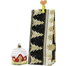 Esranın Dünyası Yılbaşı Temalı 8X20 cm Hediyelik Kese Kağıdı, 10'lu Paket