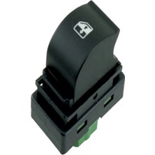 Universal Boxer Cam Düğmesi Boxer Iıı - Jumper Iıı Cam Anahtarı Sağ Taraf - Çerçevesiz - Yeşil Soket AN237B