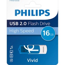 Zemheri Philips Vivid FM16FD05B/00 16GB USB 2.0 Flash Bellek