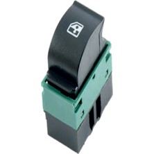 Universal Doblo Cam Düğmesi Cam Kaldırma Anahtarı Dış Ön Sol Fıat Doblo (00-16) Orta Renk Yeşil Alt Renk Siyah