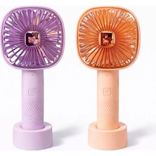 Livenda 3 Kademeli Şarjlı Taşınabilir El ve Masaüstü Fanı ALK5641