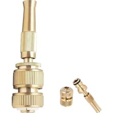 Esranın Dünyası Ayarlanabilir Metal Sulama Başlığı - Sarı Renk, Hortum Bağlantı Aparatlı