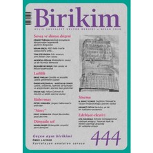 Birikim Yayınları Birikim Aylık Sosyalist Kültür Dergisi Sayı: 444 Nisan 2026