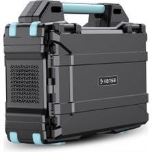 Bosile 76800MAH 300W Taşınabilir Güç Istasyonu | Entegre 30W Güneş Paneli, Pd 60W, Qc 3.0, 12V Araç Çıkışı