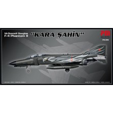 PM Model F-4 Phantom 2 Kara Şahin 1/96 Ölçek Demonte Plastik Uçak Maket Kiti