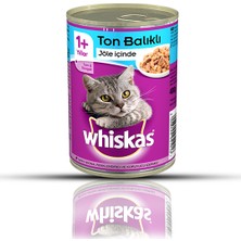 Whiskas Ton Balıklı Konserve Kedi Maması 400 Gr x 12 Adet