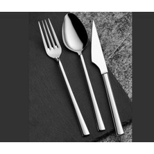 Arsel Alize 72 Parça Çatal Kaşık Seti 12 Kişilik Paslanmaz Çelik Malzeme ile Şık Tasarım