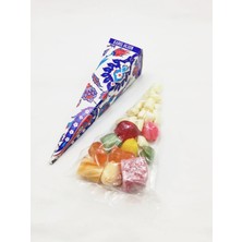 SuNaz Mevlüt Şekeri Çini Desenli Külah Kutu Mevlüt Şekeri Açık Mavi Renkli 10 Külah x 90 GR Özel İçerik