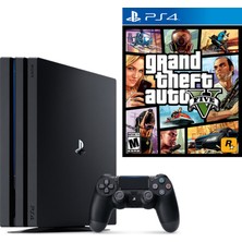 Sony Playstation 4 Pro CUH-7000 1 TB Siyah Oyun Konsolu GTA 5 ile Yüksek Performans
