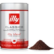 Illy 250 Gr Filtre Kahve Yumuşak Lezzetli Öğütülmüş Kahve İtalya Menşeli