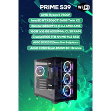 Game Garaj Prime S39 Amd Ryzen 5 7500F 16GB Ram 1tb SSD RTX5060TI 16GB 120MM Sıvı Soğt Freedos Oyuncu Oem Paket