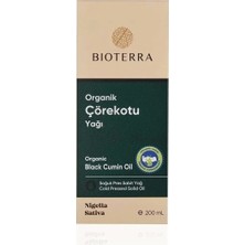 Bioterra Organik Çörek Otu Yağı 200 ml Soğuk Sıkım