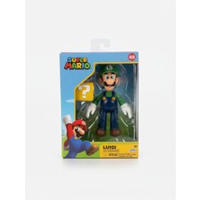 Jakks Pacific Nintendo Super Mario Figürü Luigi, Koleksiyoncu Kutusunda, 10 cm