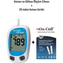 Keton ve Şeker Ölçüm Cihazı + 25 Keton Stribi Seti