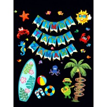 Promisebackdrop2 Karne Günü Pano,iyi Tatiller Pano Okul Etkinlik Kumaş Fon 200X 200 cm