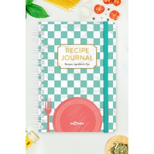 Le Color Yemek Tarif Defteri Spiralli Mint 17 x 24 cm Renkli 112 Sayfa Çizgili Tasarım