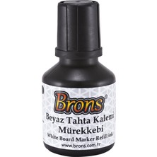 Brons 30 Cc Siyah Mürekkep Tahta Kalemi İçin Kolay Uygulama ve Silinme Özelliği