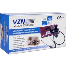 Aneroid Tansiyon Aleti, Palm Hemşire Tipi, Cırtlı, Manuel, Güvenilir Ölçüm