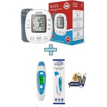 Koldan ve Kulaktan Ateş Ölçer Seti, Taşıma Çantası ve Pil Hediye ile