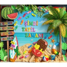 Promisebackdrop2 Karne Günü Pano,iyi Tatiller Pano Okul Etkinlik Kumaş Fon 150X 200 cm