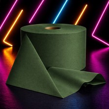 Kuzey Oyuncak Yüksek Kalite Koyu Yeşil Tela Kumaş 100 Metre Koyu Yeşil Süsleme Kumaşı Koyu Yeşil Elyaf Kumaş