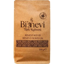 Riovista Bi'nevi %100 Brezilya Arabica Taze Çekilmiş Türk Kahvesi 200 gr