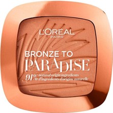 L'Oréal Paris Bronze to Paradise 02 Baby One More Tan Mat Bronzlaştırıcı Pudra %84 Doğal İçerik