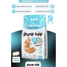 Pure Life Plus Marsilya Sabunu Kokulu Kedi Kumu 10 Lt