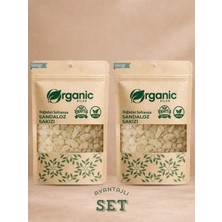 Organic Kiler Sandaloz Sakızı 2X100 gr Diyet Dostu - %100 Doğal & Katkısız - 2 Paket