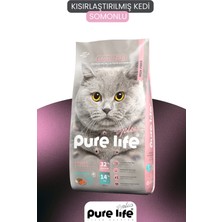 Pure Life Plus Somonlu Kısırlaştırılmış Kedi Maması 12 kg