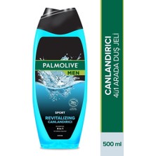 Palmolive Men Sport Canlandırıcı Duş Jeli ve Şampuan Erkekler İçin Ferah Koku Etkisi 500 ml