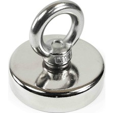 Mıknatıs AVM 60 mm Çap Süper Güçlü Neodyum Pot Mıknatıs 100 kg Taşıma Gücü Çok Amaçlı Kullanım
