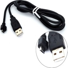 YUES PS4 DualShock Şarj Kablosu – Dayanıklı Micro-USB to USB, Siyah, Tek Parça Özellikli