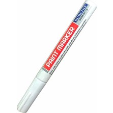Rubenis Paint Marker Beyaz RPM-80B Demirbaş Kalem Metal Yüzeyler İçin Dayanıklı Uç Özelliği