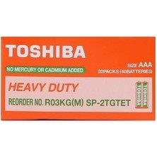 Toshiba R03KG AAA İnce Pil 2li