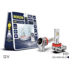 Niken Solo H11 LED Ampül 12 Volt 32 Watt 8000K 3800LÜMEN Flip Chip LED
