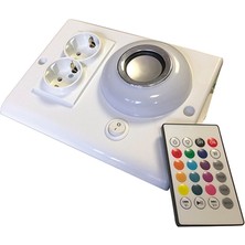 Teknoloji Elektrik Teknoloji Prizmatik Bluetooth Müzik Çalar Elektrik Prizi 2 m Kablolu Uzatma ile Modern Tasarım