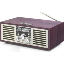 Periboia Bluetooth Nostaljik Hoparlör Fm 33 x 18 x 12.9 cm NS6686BT
