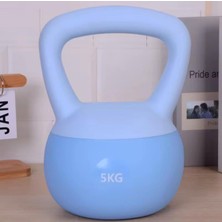 PremiumPort 5 kg Yumuşak Tabanlı Metal Kettlebell, Darbeye Dayanıklı, Kumlu ve Sessiz